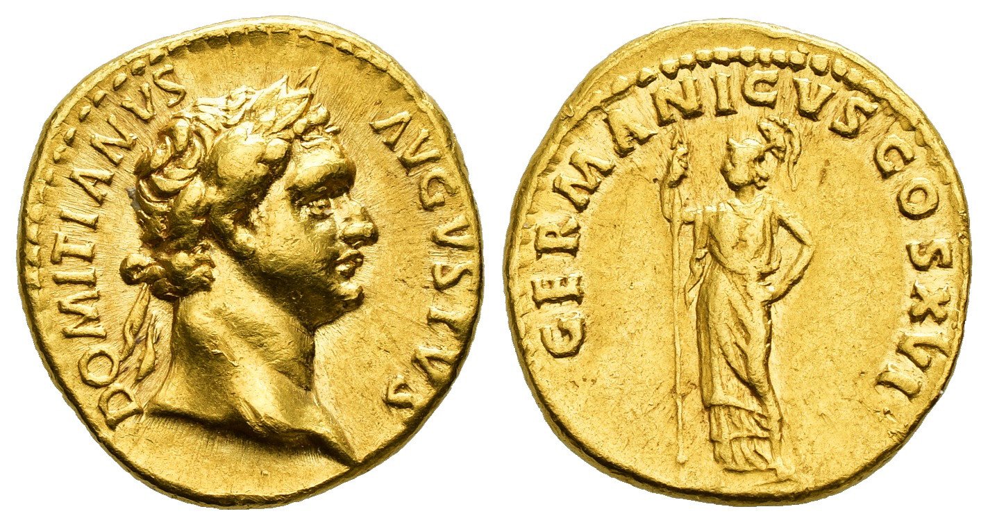 Domitian. AD 81-96. AV Aureus (7,5 gr - 18,80 mm)